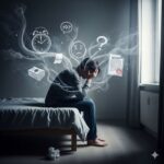 Adult struggling with disorganization and poor concentration at work, highlighting common symptoms of undiagnosed ADHD in adults.